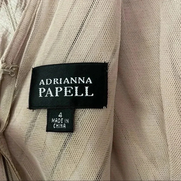 Adrianna Papell layered shimmer dress Size 4 - Picture 8 of 8